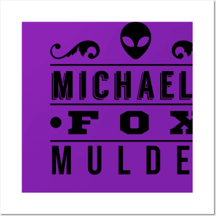 Michael J Fox Mulder Posters and Art